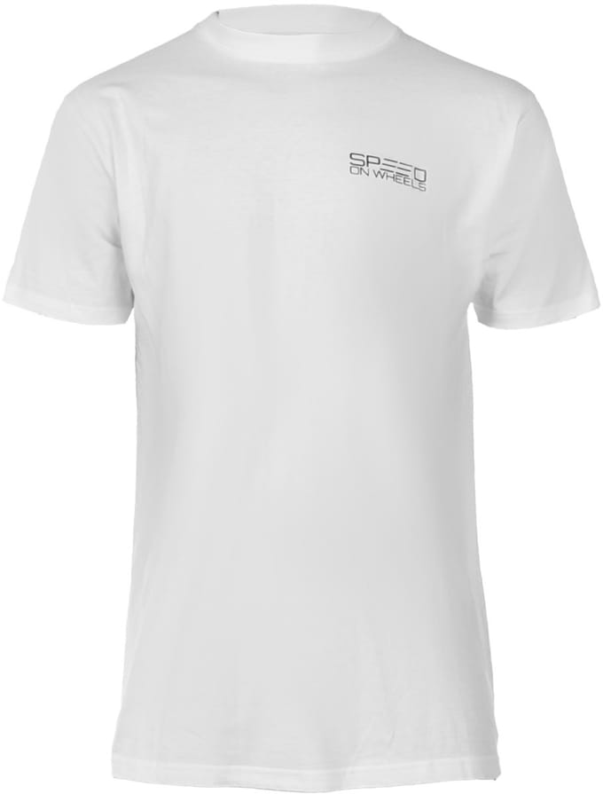 Speed on Wheels - T-shirt wit -