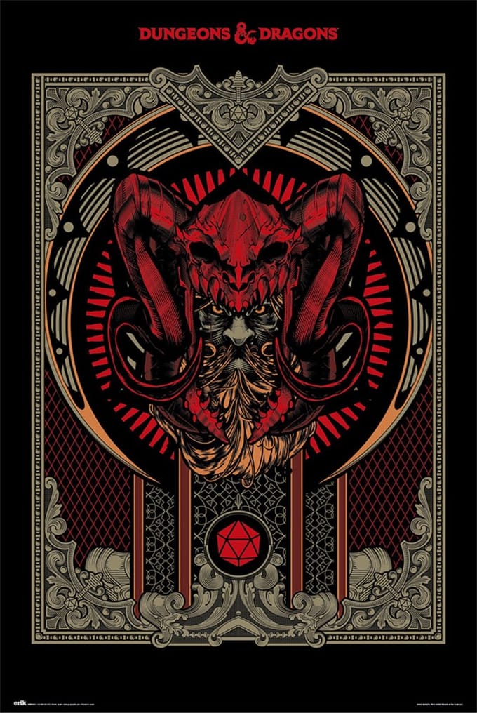 Dungeons & Dragons Players Handbook - Maxi Poster