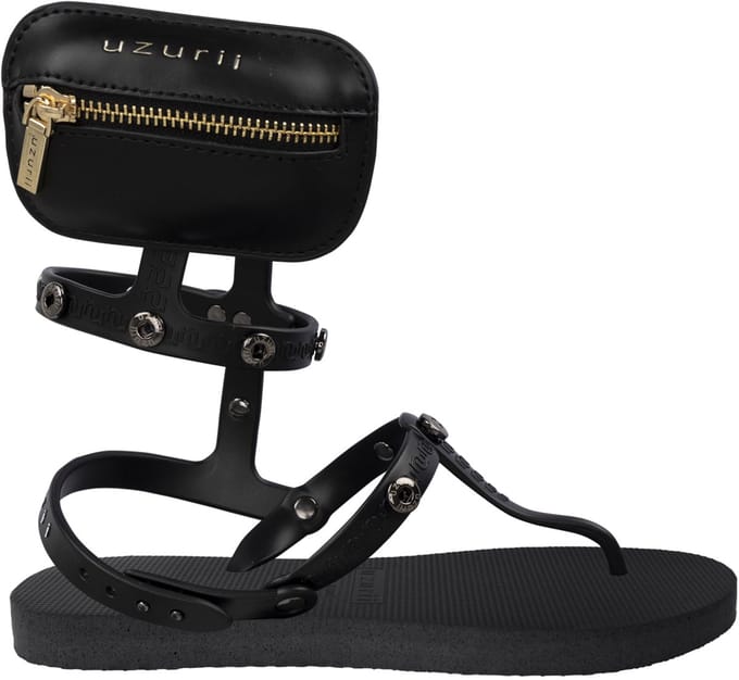 Uzurii | Teenslippers | Dames | Zwart | Maat 39/40