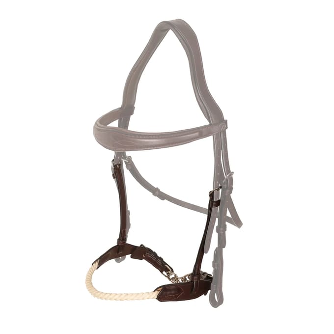 Muserolle paard met touw en ketting Dy'on