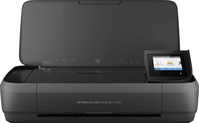 HP OfficeJet 250 Serie - Multifunctionele Printer - Mobiel - Draadloze Connectie