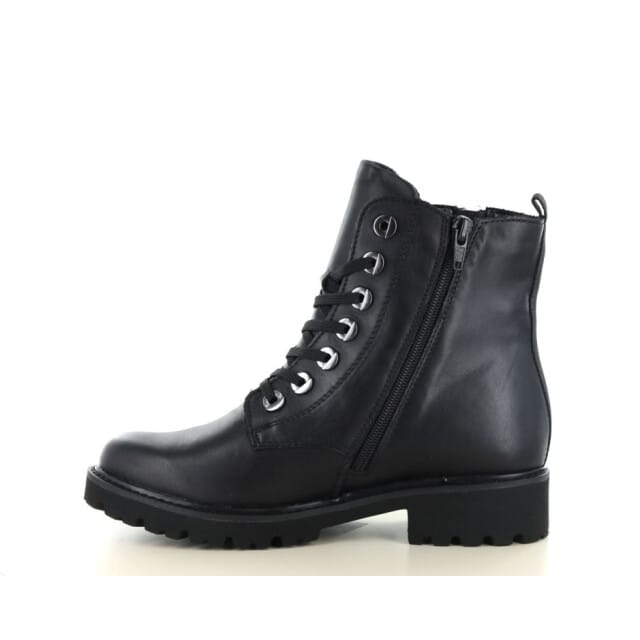 Remonte D8671-01 Veterboots Zwart Leer Dames - zwart - 37