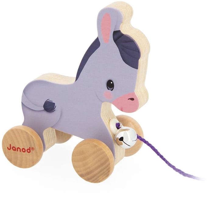 Janod - Boerderij - Trekfiguur ezel
