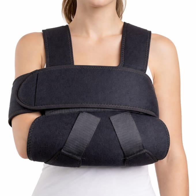 Medical Brace Immo Schouder Immobilisator - Mitella - Zwart - One Size