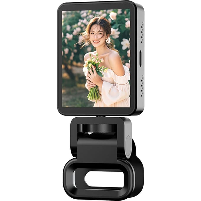 Magnetisch Selfie Monitor Scherm Draadloze Achteruitrijcamera Spiegel voor Smartphone Live Streaming