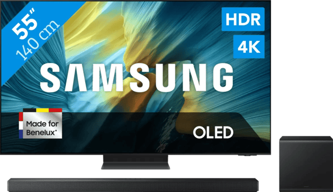 Samsung 55" OLED S95F 4K (2025) + Samsung HW-QS700F (2025)