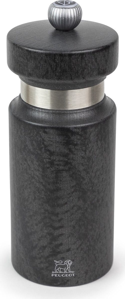 Peugeot Royan Zoutmolen 14 cm - Metaalgrijs - Beukenhout