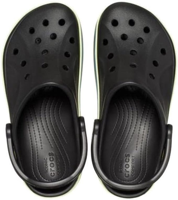 Crocs Bayaband Sportband Clogs Kids Black/Multi Maat 30/31 US C13