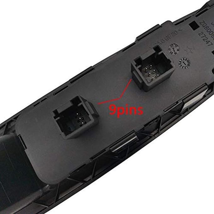 Elektrische Raam Schakelaar Linksvoor voor Citroen C4 (2004-2010)