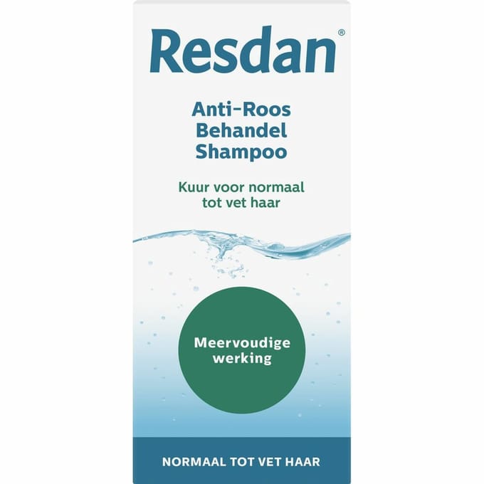 Resdan Anti-Roos Shampoo Normaal tot Vet Haar 125 ml