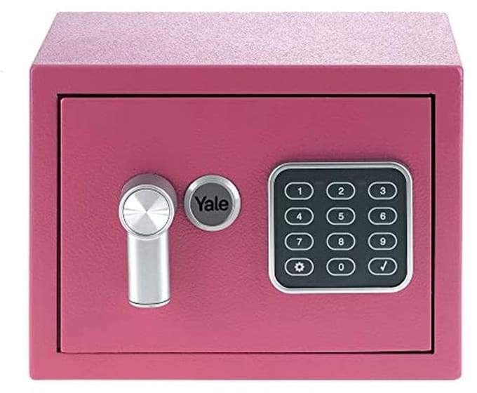 Elektronische Mini Kluis met Pincode - Roze - Basisbeveiliging voor Waardevolle Items