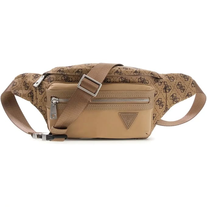 GUESS gordeltas Berlin Bumbag Coffee bruine