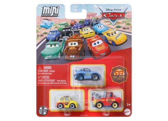 Cars Mini Racers set van 3 auto's - Cars Mini Racers 3 pack asstd