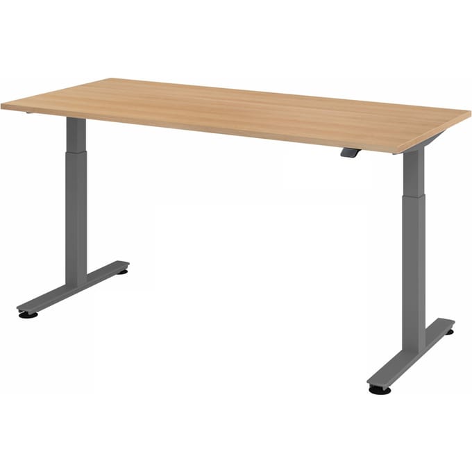 XMST 19 G | Bureau - 180 x 80 Eiken Tafelhoogte I Elektrisch in hoogte verstelbaar