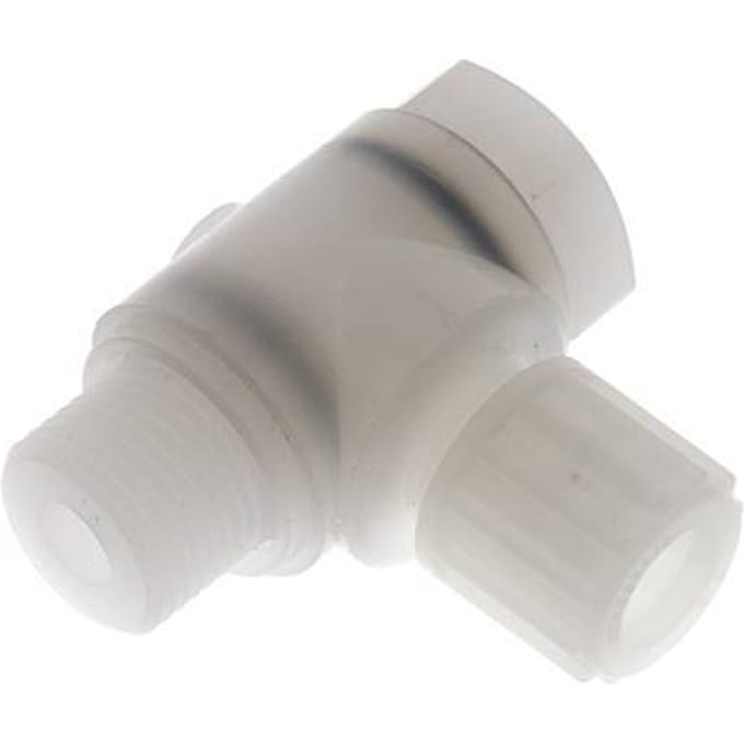 12x10mm & G1/2'' PVDF L-Vorm Knelfitting Buitendraad Banjo Bout 10bar