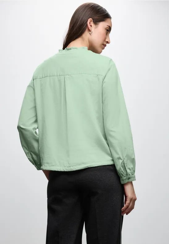 Corduroy blouse met koord
