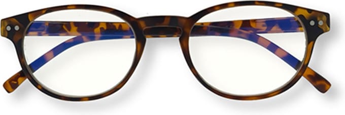 BlueShields TFD003 +1.00 Boston - Beeldschermbril - Leesbril - blauw licht filter lens - Tortoise