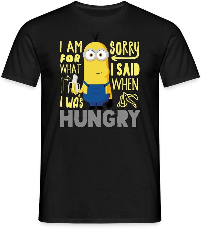 Minions Kevin Honger Banaan T-Shirt Heren