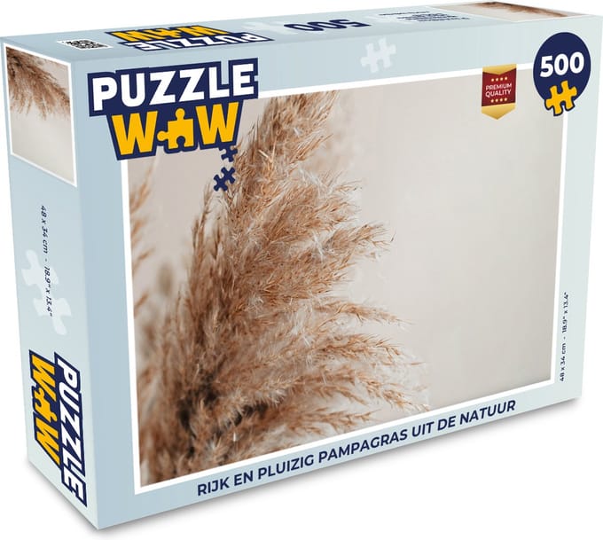 Puzzel Gras - Planten - Natuur - Pampasgras - Legpuzzel - Puzzel 500 stukjes