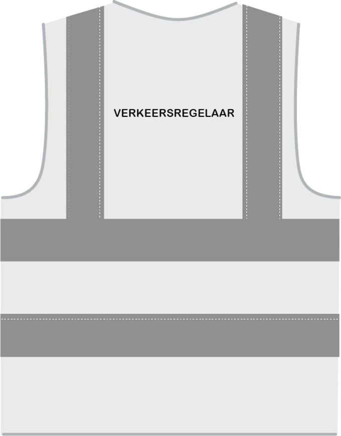 Verkeersregelaar hesje RWS wit