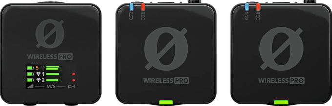 Draadloze microfoonset Rode Wireless PRO Zendmethode:Digitaal Incl. kabel, Incl. klem, Incl. tas, Incl. windkap