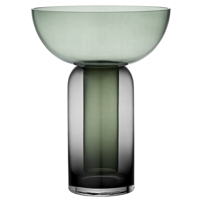 AYTM Vaas Torus, groen, Ø 25 cm, hoogte 33 cm, glas