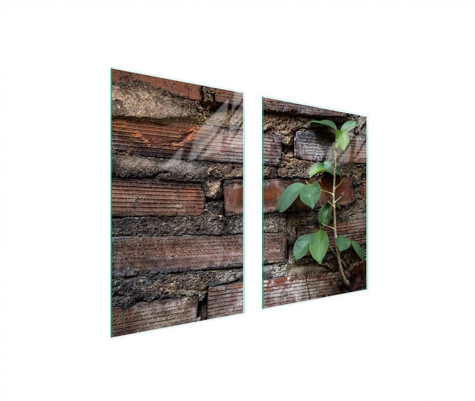 TMK ArtDeko - Snijplank - 65x52 cm - Cegla - Glas
