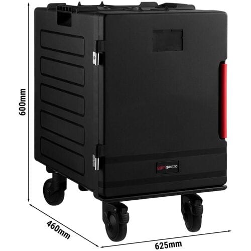 GGM Gastro Thermobox - Frontlader - 88 Liter - für 12x GN 1/1 - mit leisen Rollen
