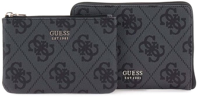 Guess Berta sieraden organizer en paspoort/pennenetui coal logo