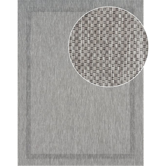 Binnen- en buitenkleed Romana grijs  80x150 cm