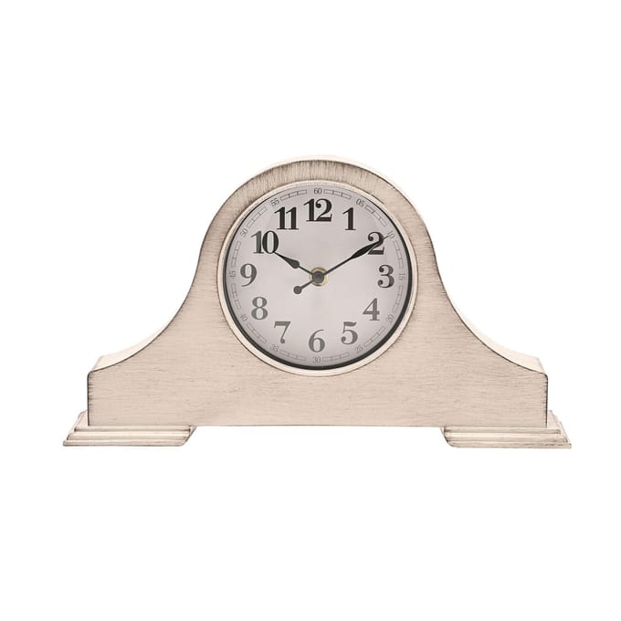 Hometime Mantelklok 36cm - Wit One Size wit