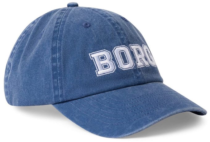Bjorn Borg Borg Washed Signature Cap Petten Dames - Blauw - Maat ONE SIZE