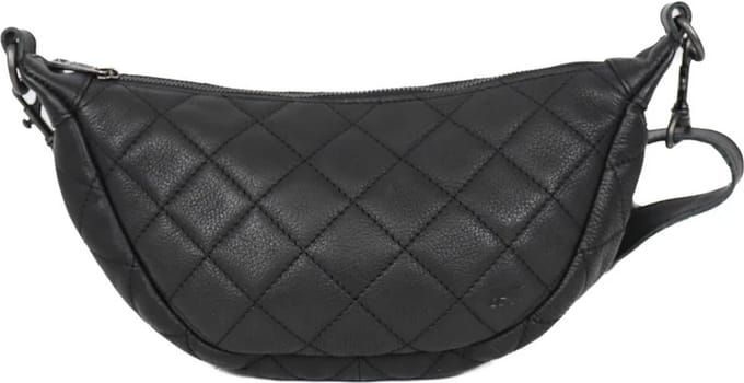 Bear Design Laura Leren Crossbodytas - Zwart