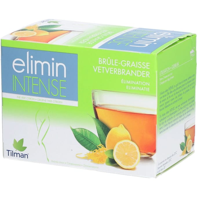 Elimin Intense Fettverbrenner Grüner Tee Zitrone 24 Instant thee