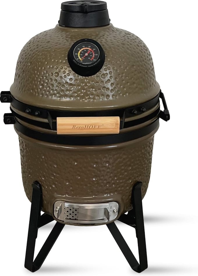 LEO Keramische BBQ oven groen 33cm - Groen -