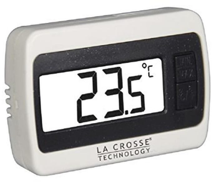 Kleine Binnenthermometer - Wit - Accuraat en Stijlvol