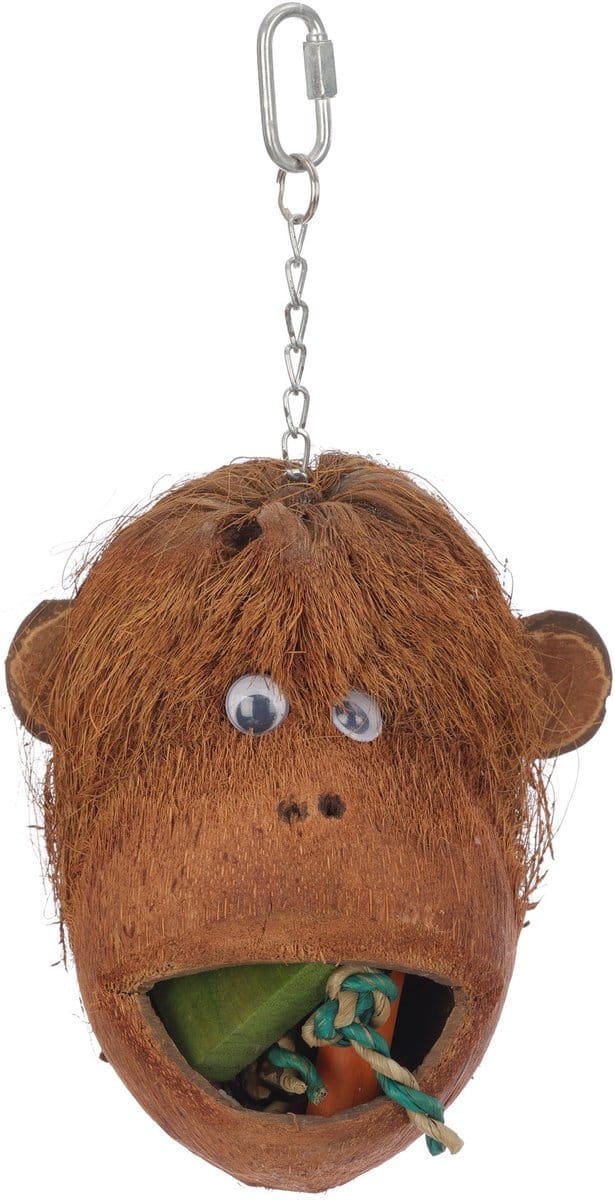 Adori Coco Monkey - Vogelspeelgoed - 30x15x18 cm Multi-Color