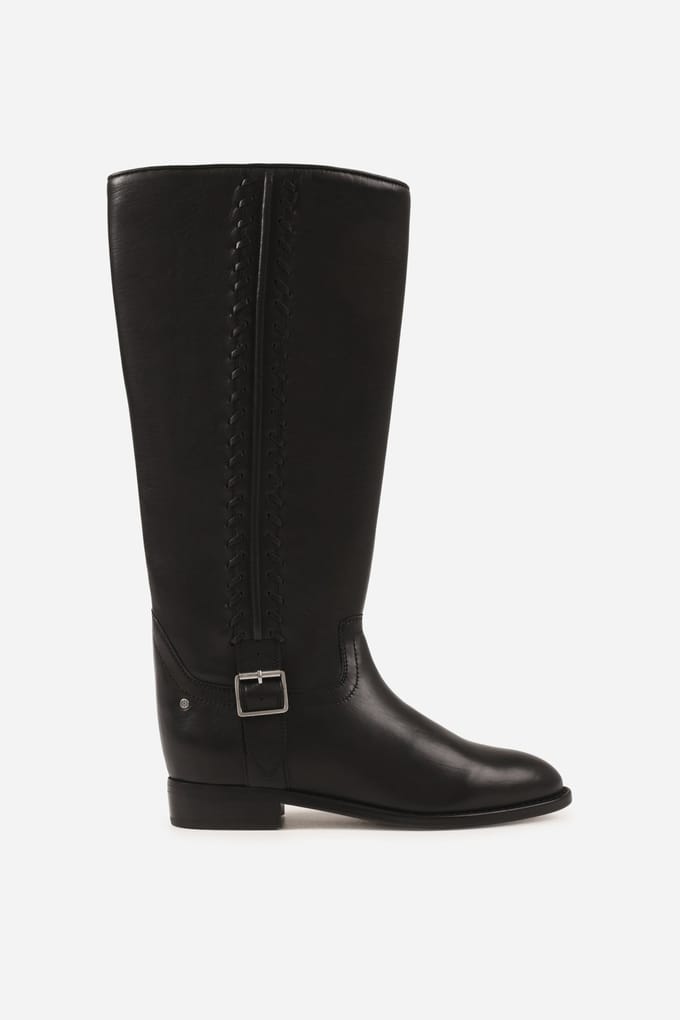 Bronx Leni-jo High Boot Black Taglia: 42 | Stivali Outlet | Donna | Nero