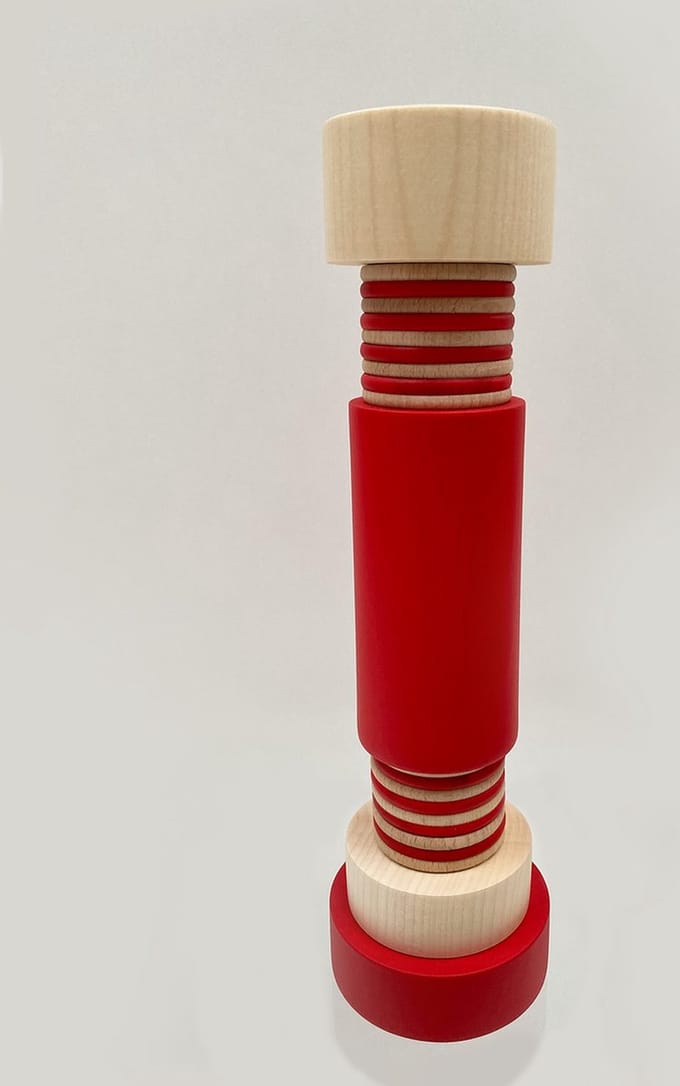 Alessi Twergi Peper- En Zoutmolen Rood