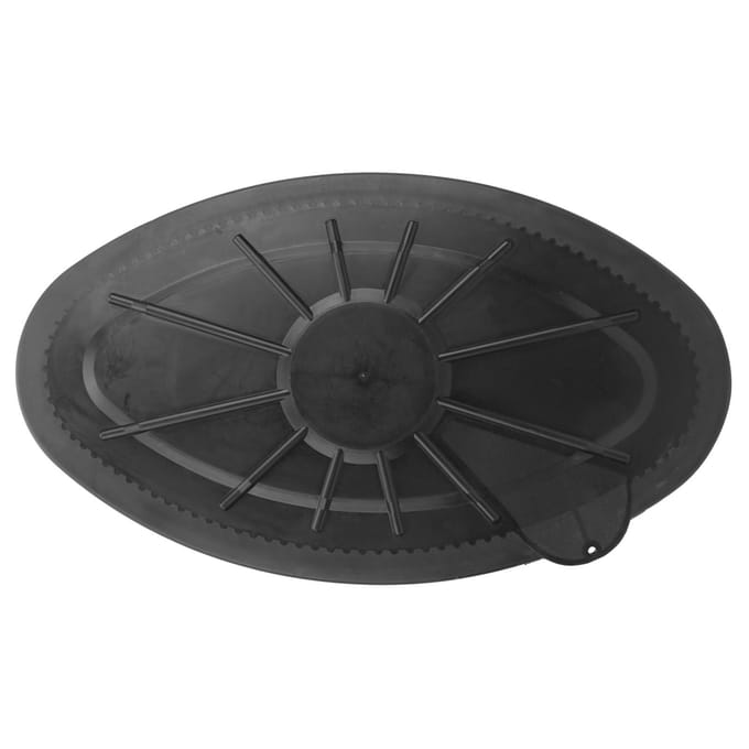 Waterdicht Rond Luikdeksel Plastic Dek Inspectieplaat voor Marine Boot Kajak Kano black