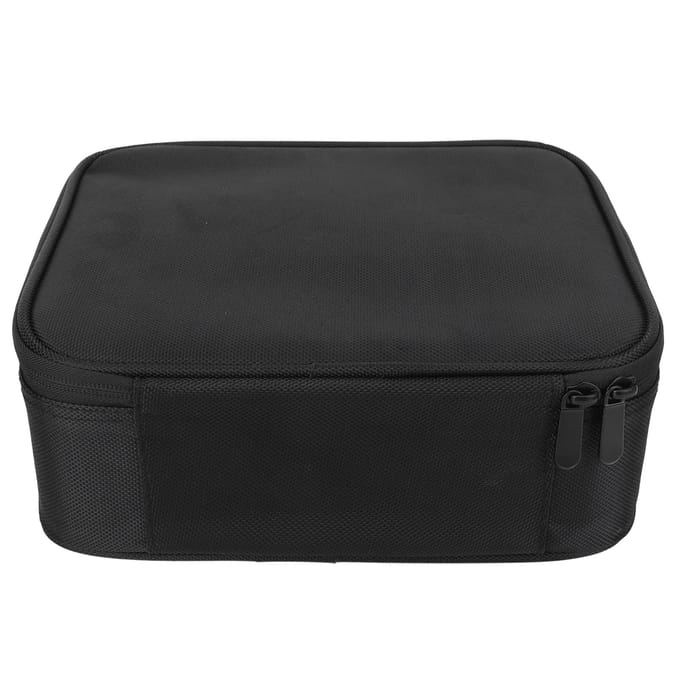 Make-up Treinkoffer Multifunctionele Reis Make-up Koffer met Verstelbare Verdelers voor Vrouwen en Meisjes Zwart black