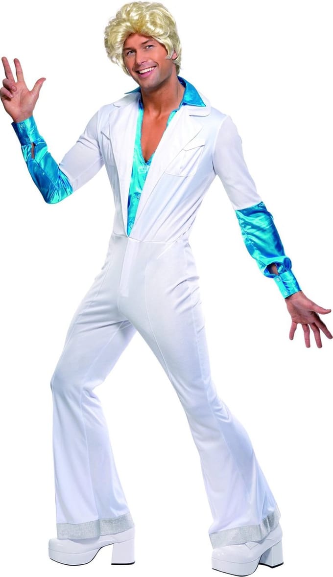 Disco 70's kostuum man - Maat L
