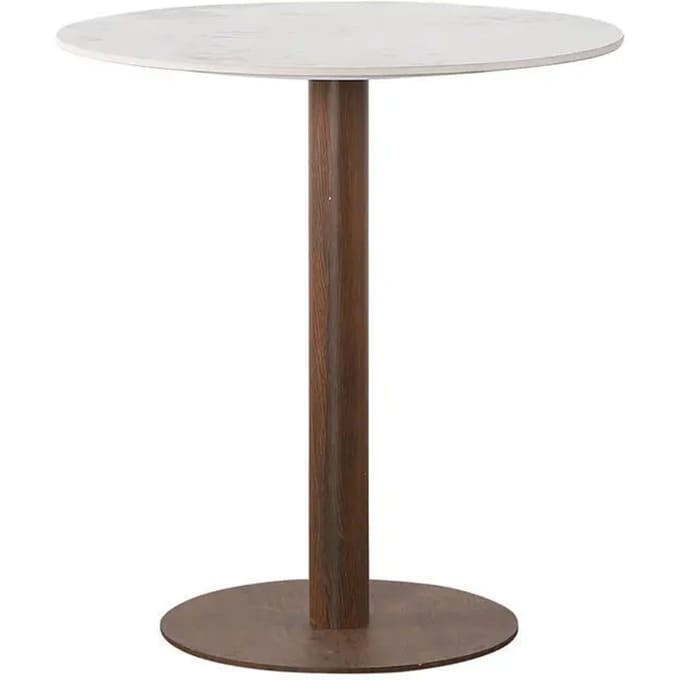 Ronde Bistro Eettafel Keramisch Marmer