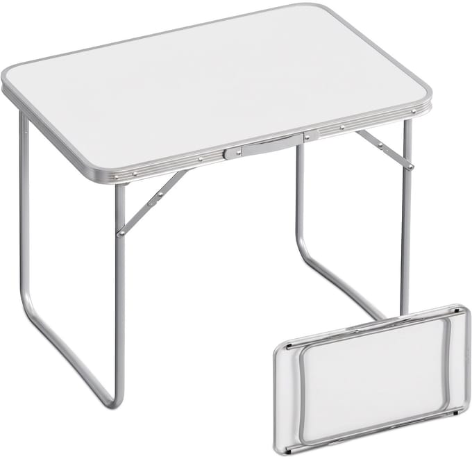 Campingtafel - 2 stuks - 70x68,5x50 cm - wit