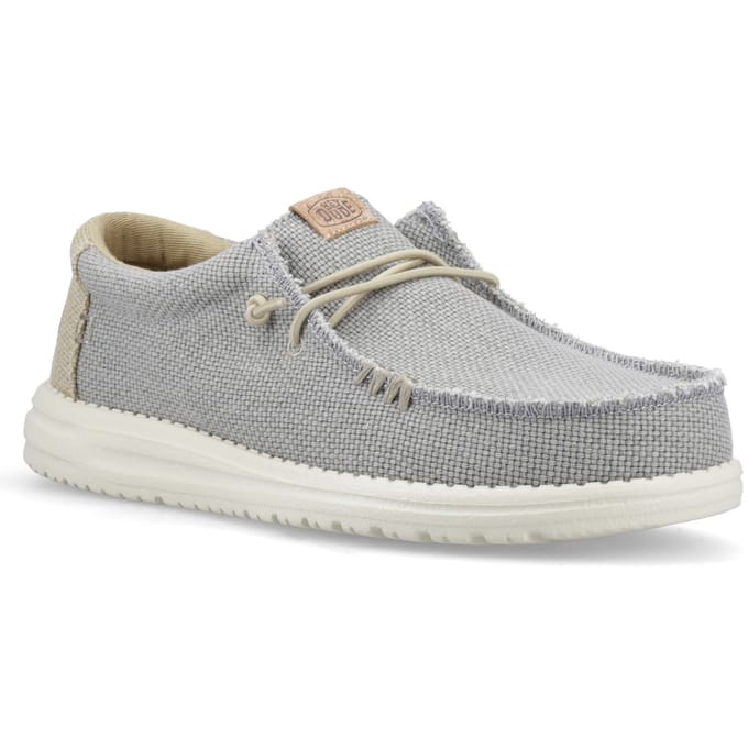 Hey Dude Wally Braided Instappers blauw Canvas - Maat 43