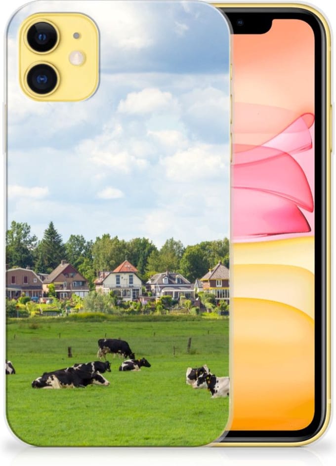 Apple iPhone 11 TPU Hoesje Koeien