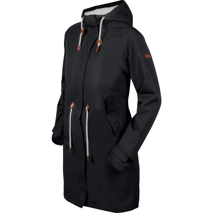 Horka - Rain Parka River - Waterdichte jas - Ongevoerd - Zwart - S