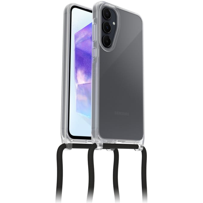 OtterBox React Necklace - Geschikt voor Samsung Galaxy A55 - Hoesje met Koord - Transparant