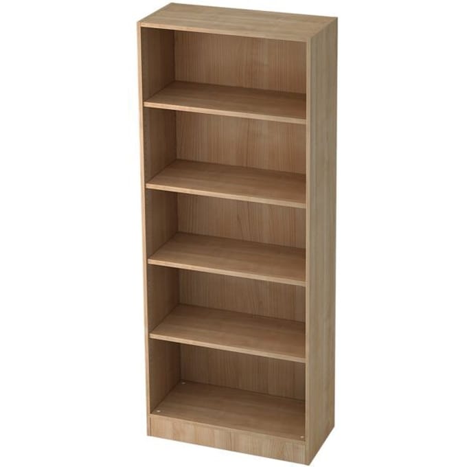 TARVIS boekenkast, B 800 x T 400 x H 2004 mm, 5 OH, notendecor
