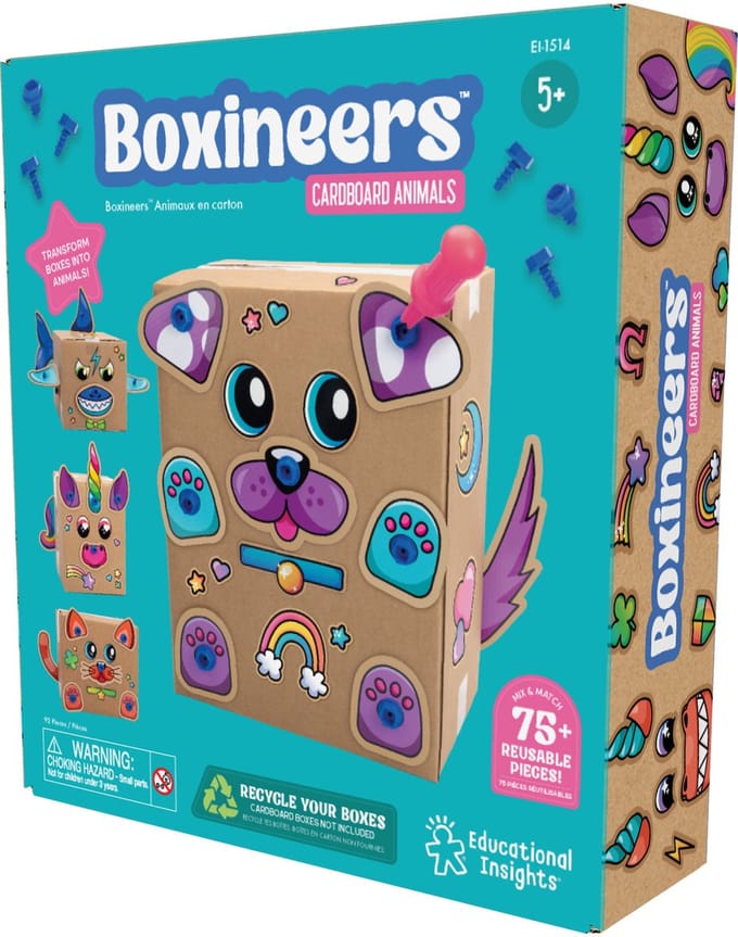 Learning Resources - Boxineers™ Kartonnen Dieren - 5+